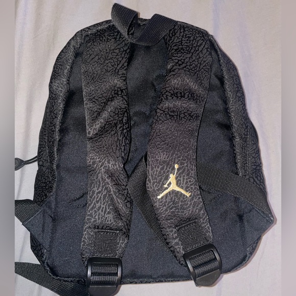 Jordan Black and Grey Backpack